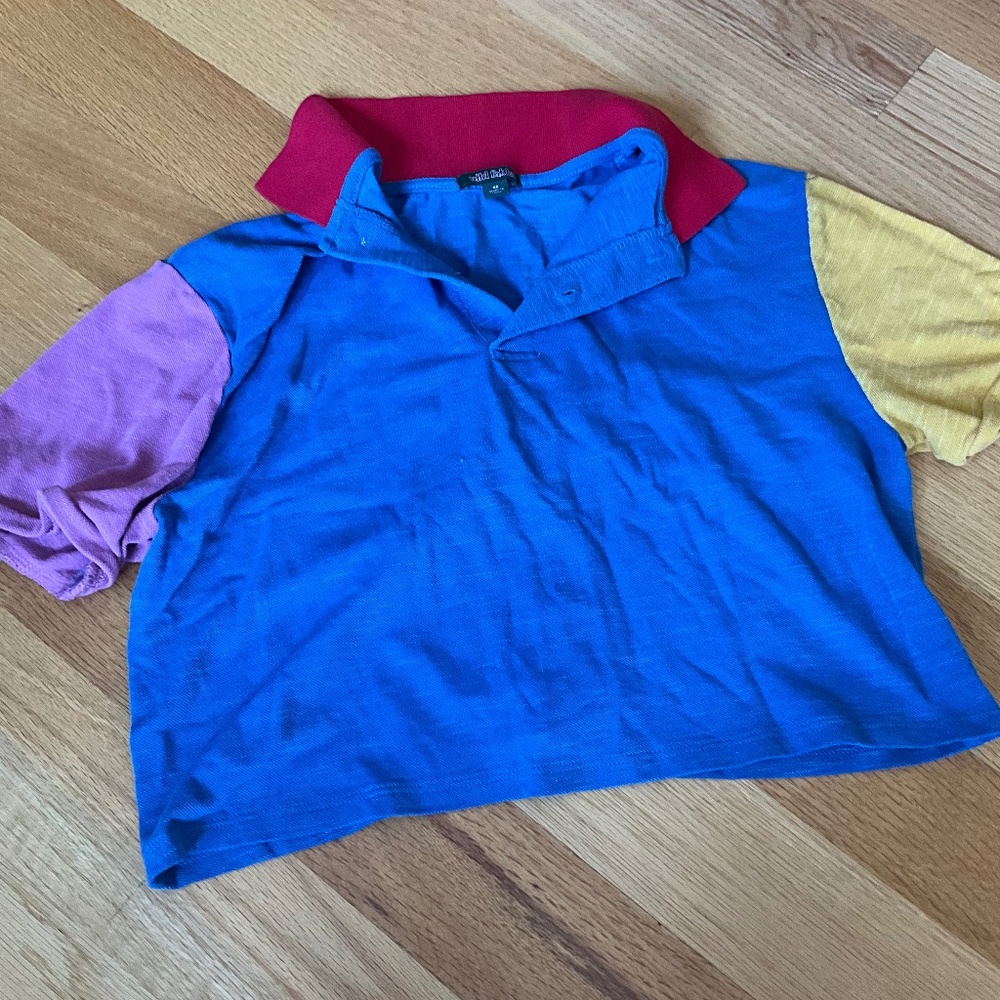 Wild Fable Crop Polo Top
